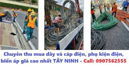 Thu mua dây cáp điện đồng nhôm, phụ kiện cũ tại Tây Ninh giá cao Nhất