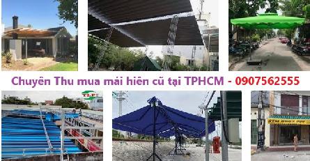 Thu mua mái hiên cũ, mái tôn cũ, mái hiên di động giá cao tphcm