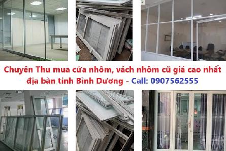 Thu mua cửa nhôm kính, nhôm hệ Xingfa, Việt pháp, cửa biệt thự, liền kề tại Bình Dương